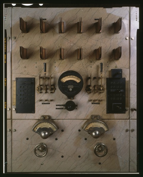 Part of the control panel. Author: Grogan, Brian Public Domain