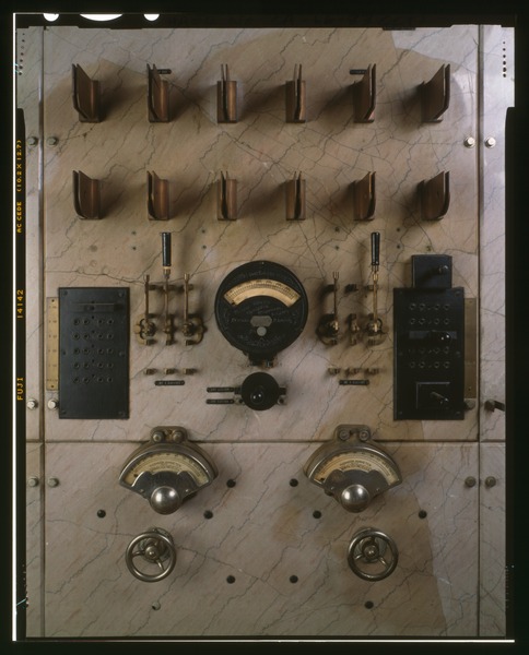 Part of the control panel. Author: Grogan, Brian Public Domain