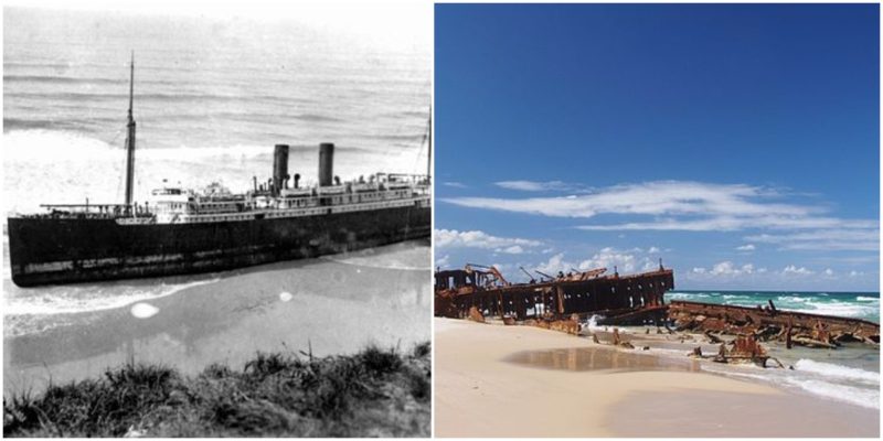 Ss Maheno The Former Ocean Liner And Hospital Ship Of Wwi Left