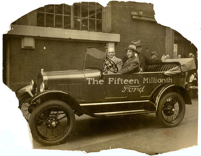 The Fifteen Millionth Ford was produced at this factory. Author: William Creswell CC BY 2.0