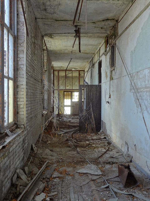 The upstairs hallway. Author: Paul Sableman CC BY 2.0