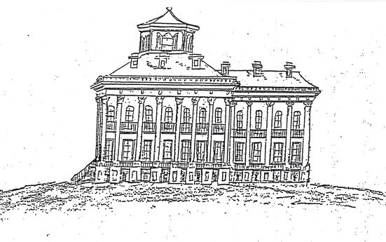 Sketch of Windsor mansion (May 1, 1863)