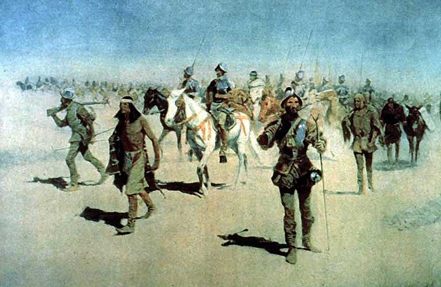 “Coronado Sets Out to the North”, by the painter Frederic Remington