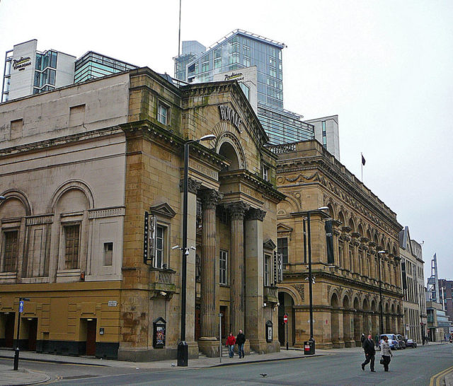 (Former) Theatre Royal and (Former) Free Trade Hall, Manchester. Author: Tim Green. CC BY 2.0