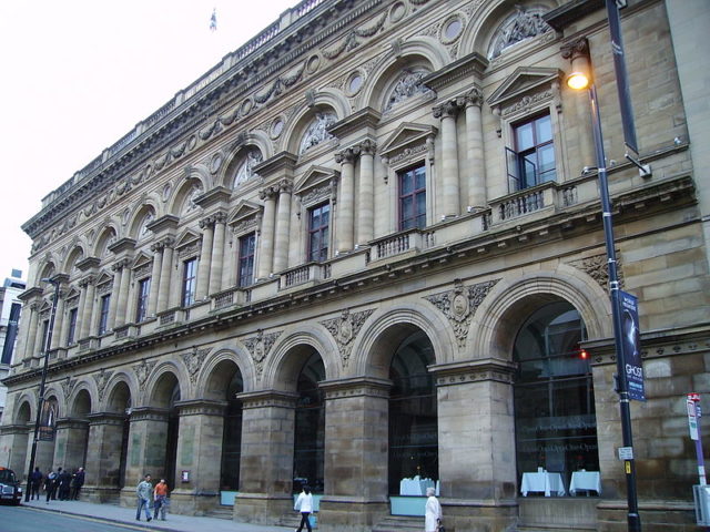 Free Trade Hall, Manchester. Author: KJP1. CC BY-SA 3.0