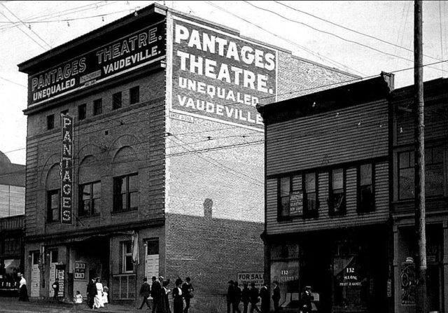 Pantages Theatre, Vancouver. Author: Unknown. Public Domain