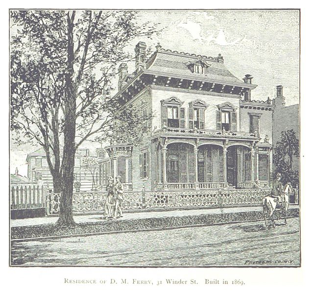 A residence from 1869. Author The British Library Public Domain