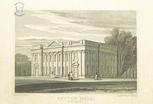 Depicting the house in circa 1818. Author: John Preston Neale