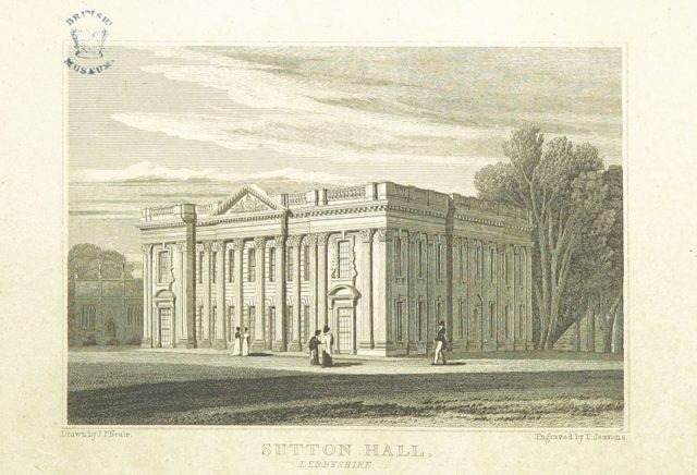 Depicting the house in circa 1818. Author: John Preston Neale