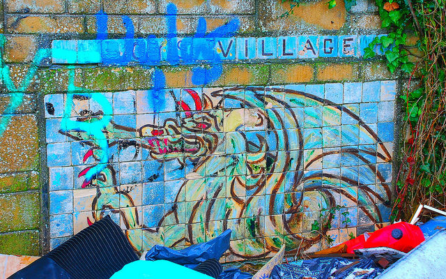 Dragon graffiti. Author: Richard Szwejkowski CC BY-SA 2.0