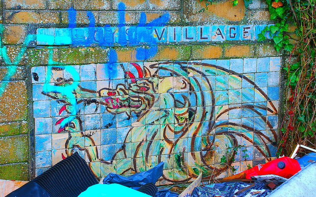 Dragon graffiti. Author: Richard Szwejkowski CC BY-SA 2.0