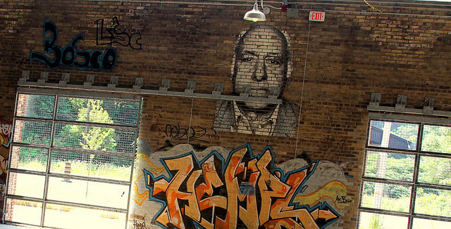 Master level graffiti inside the plant. Author: Bahman CC BY 2.0