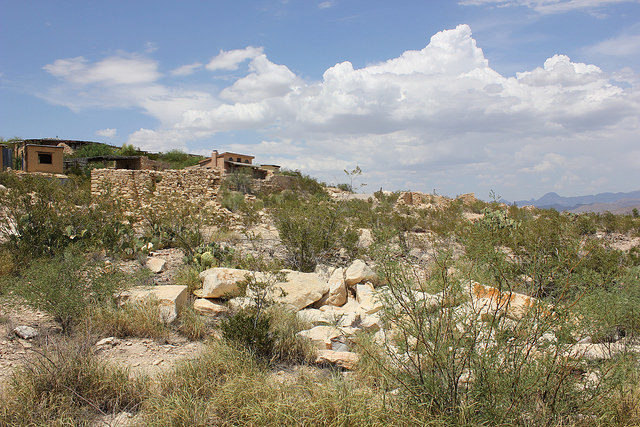 Part of the town Terlingua, Texas. Author: Nicolas Henderson CC BY 2.0