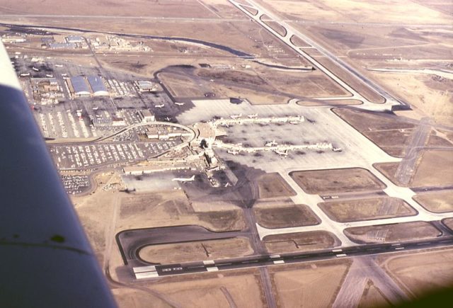 The airport, a photo was taken in 1966. Author: EditorASC CC BY-SA 3.0