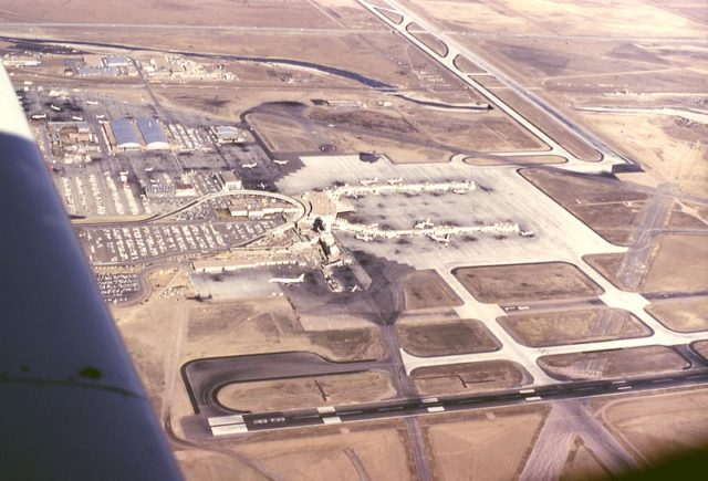 The airport, a photo was taken in 1966. Author: EditorASC CC BY-SA 3.0