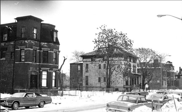 Alfred Street scene from 1970. Author: State of Michigan Public Domain