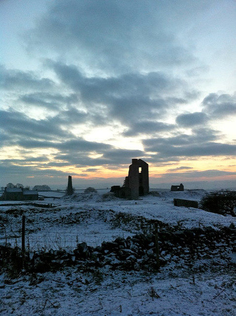 The mines during the winter cold. Author: Lucy Harper CC BY 2.0