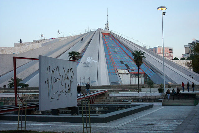 The Pyramid of Tirana. Author: Eser Aygün CC BY-SA 2.0