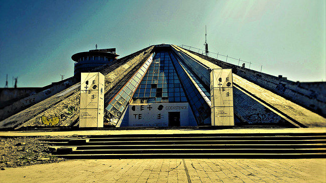 The Pyramid of Tirana. Author: SarahTz CC BY 2.0