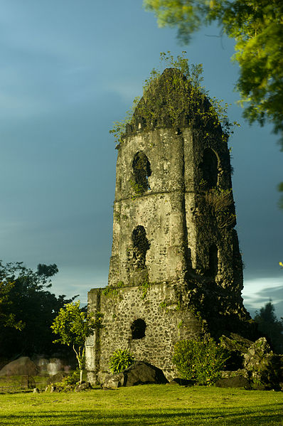 The remaining bell tower.