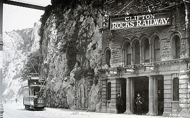 A historical photo of Clifton Rocks Railway. Author: Paul Townsend CC BY-ND 2.0