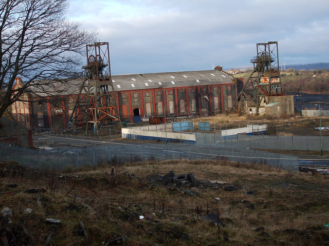A panoramic view of Penallta Colliery. Author: fromthevalleys CC BY-ND 2.0