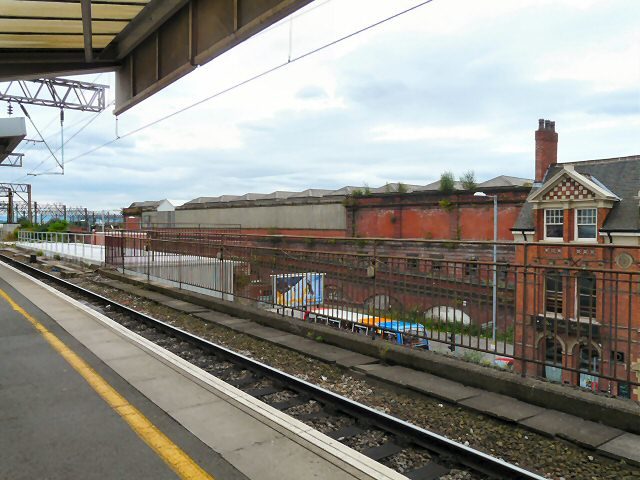 A photo of the abandoned station taken from Piccadilly Station. Author: Gerald England Gerald England