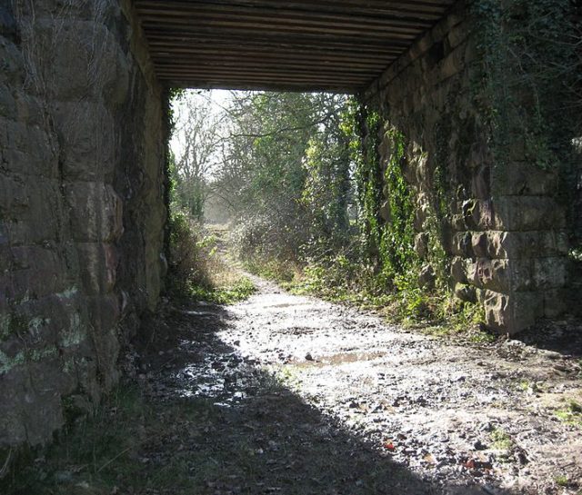 Abandoned part of the railway. Author: Bob&Anne Powell CC BY-SA 3.0