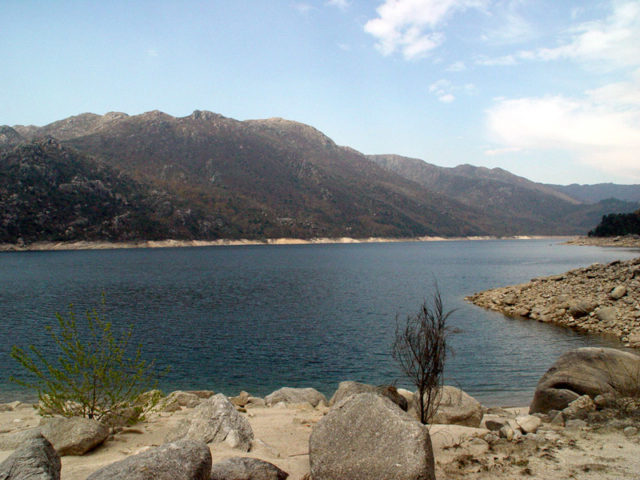 Vilarinho da Furnas in the rainy season.