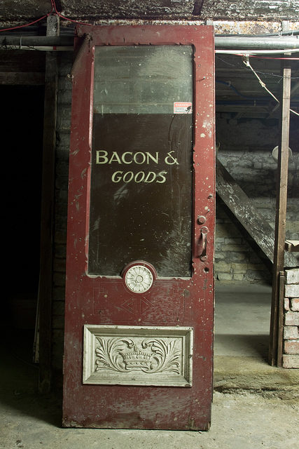 Bacon and goods. Author: simon sugden CC BY 2.0