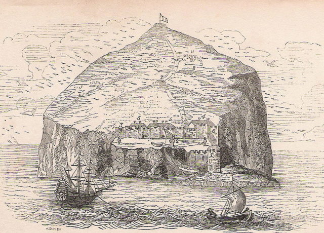 Drawing of Bass Island. Author: David Lauder CC BY-SA 3.0