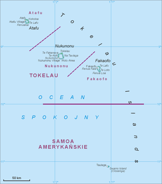 Map of the Tokelau Islands. Author: Aotearoa CC BY-SA 3.0