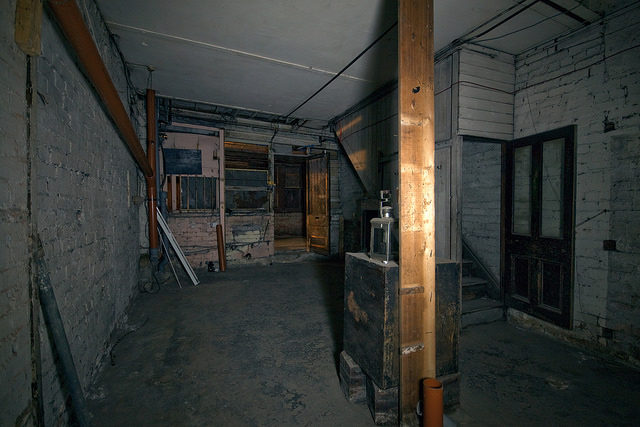 One of the abandoned underground stores different angle. Author: simon sugden CC BY 2.0