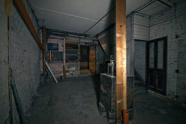 One of the abandoned underground stores different angle. Author: simon sugden CC BY 2.0