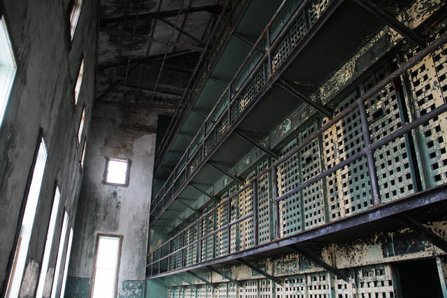 Part of a cell block. Author: meesh CC BY 2.0