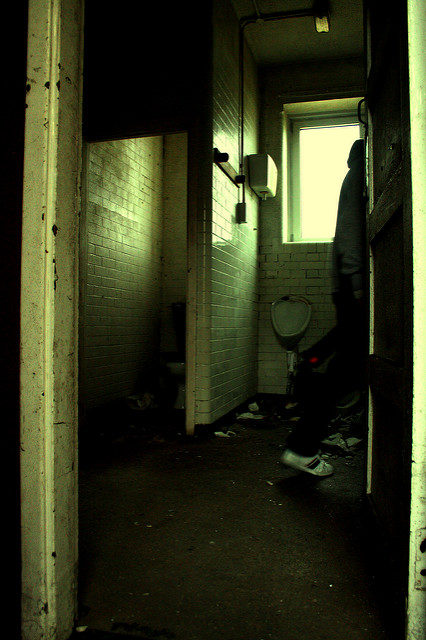 Part of the abandoned toilet. Author: Olga Pavlovsky CC BY 2.0