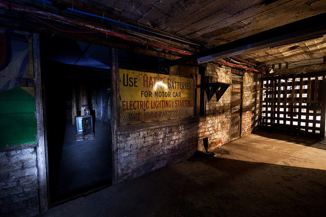 Part of the underground shop. Author: simon sugden CC BY 2.0