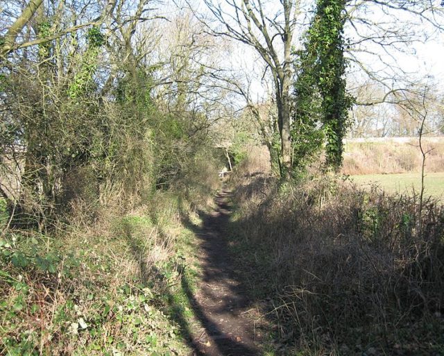 The former A&GR trackbed. Author: Bob&Anne Powell CC BY-SA 3.0