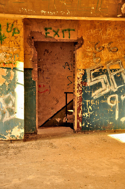 The vandals and their signatures. Author: Si Gardner CC BY-ND 2.0