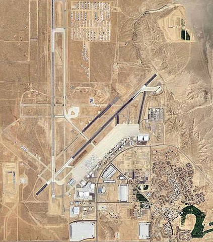 Aerial photograph of George Air Force Base, 2006.