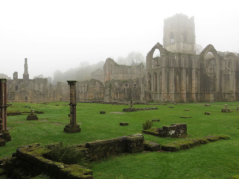 Fountains Abbey these magnificent ruins were the filming location of