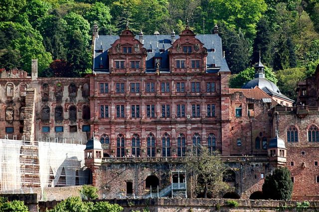 Heidelberg Castle facade. Author: Radosław Drożdżewski (User: Zwiadowca21) CC BY-SA 4.0
