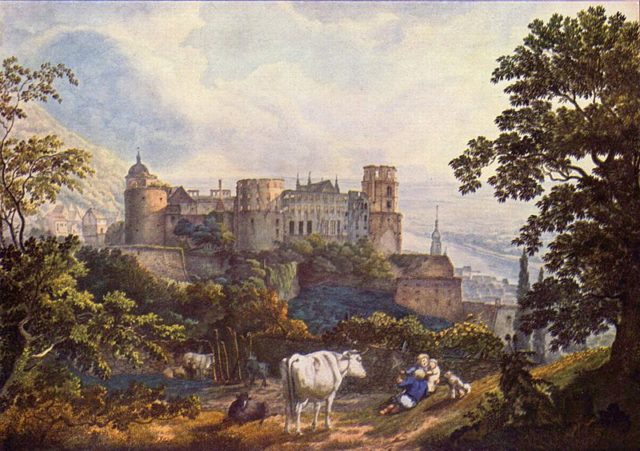 Painting by Karl Philipp Fohr depicting the castle. Author: Karl Philipp Fohr