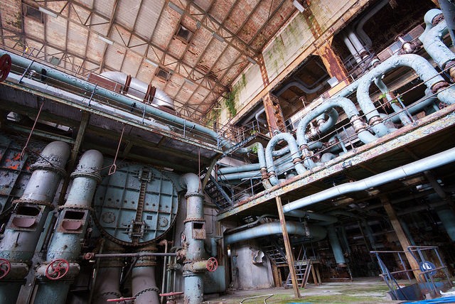Part of the inside of the power plant. Author: Jelle de Vries CC BY-ND 2.0