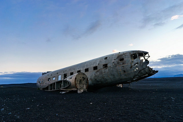 The crash of the American DC-3 plane. Author: Marco Verch CC BY 2.0