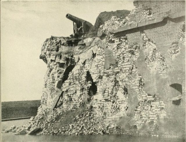 The fort in 1862. Author: File from The Photographic History of The Civil War in Ten Volumes: Volume One, The Opening Battles. The Review of Reviews Co., New York. 1911. p. 361 Public Domain