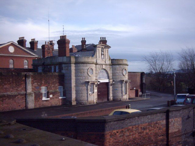 The prison’s walls. Author: Mark Evison CC BY-SA 2.0