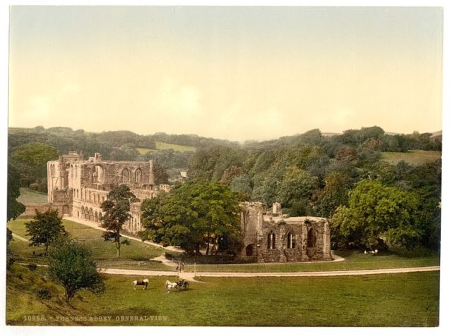 The ruins in 1890. Author: Photochrom Print Collection Public Domain