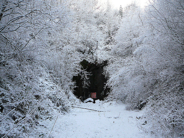 The tunnel during the long winter. Author: Tim Green CC BY 2.0