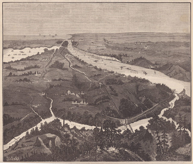 1887 engraving from Scientific American depicts the Croton Aqueduct. Author: Scientific American Public Domain